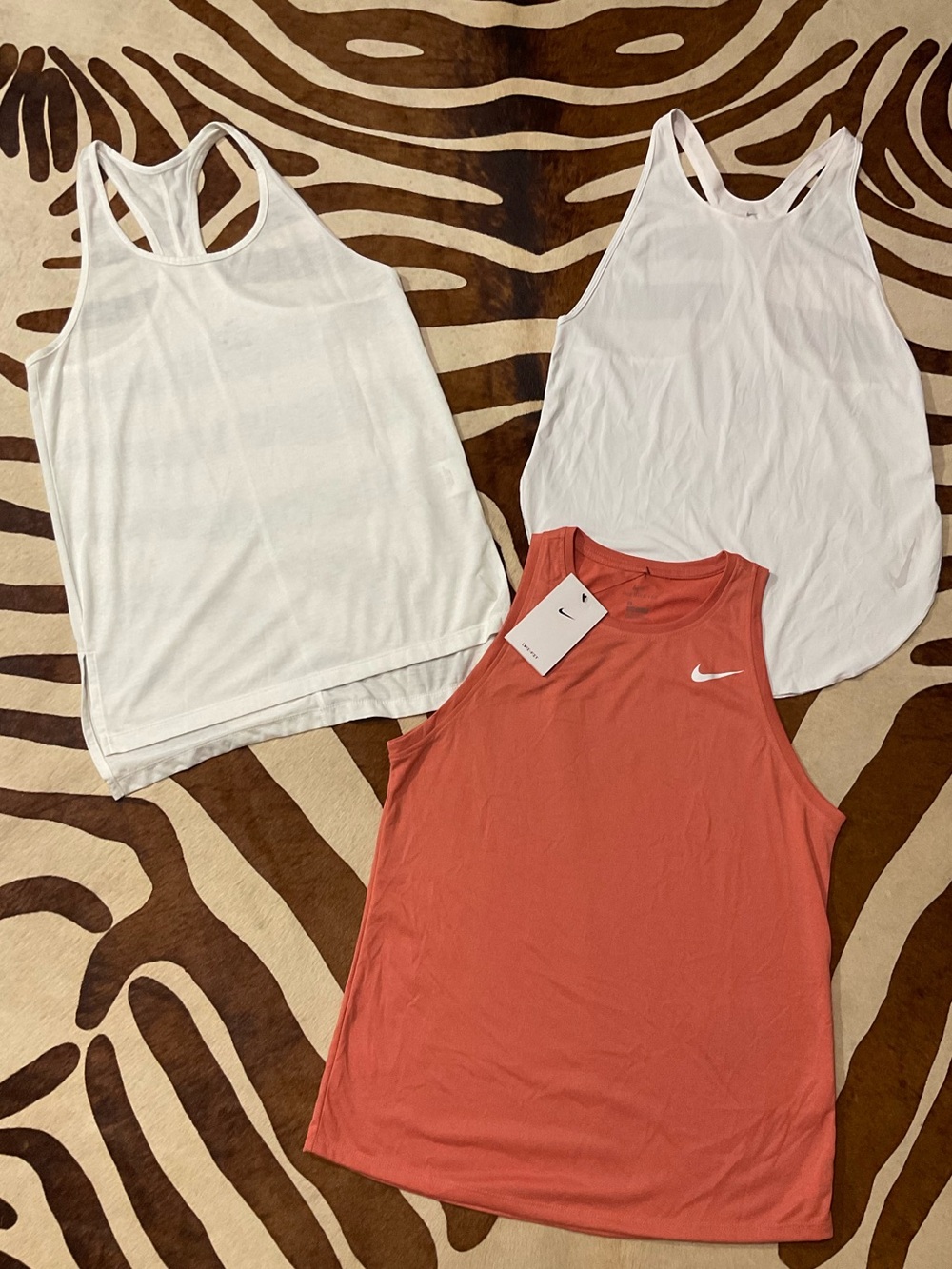 3 Nike Dri Fit Tank Top Bundle Size Small NWT Running Yoga Training Gym